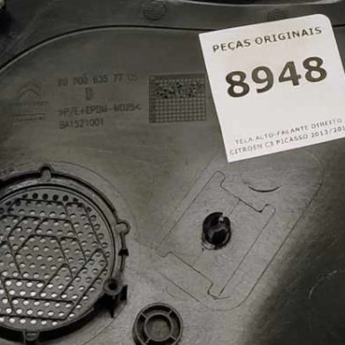*tela Alto-falante Direito Citroen C3 Picasso 2013/2017 Preto - Imagem 5