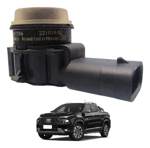 Sensor Estacionamento Renegade/compass/toro 2.0 2015 A 2019 Preto