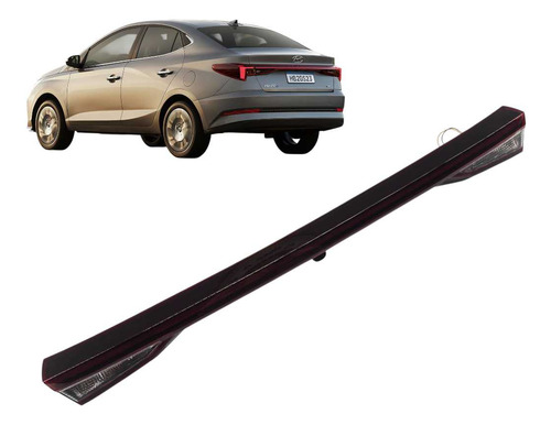 Lanterna Da Tampa De Mala Hb20 Sedan 2023 A 2025 Ambos Lados Vermelho