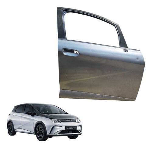 Porta Dianteira Direita Byd Dolphin Dianteira Direito Prateado