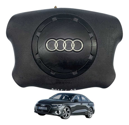 *bolsa Air Bag Volante Motorista Audi A3 1997 1998 1999 Orig Preto