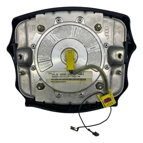 *bolsa Air Bag Volante Motorista Audi A3 1997 1998 1999 Orig Preto - Imagem 4