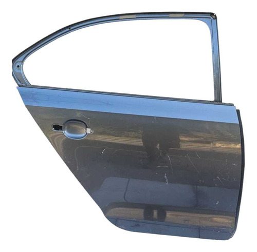 Porta Traseira Direita Volksvagen Jetta 2011 A 2016 Traseira Direita Prateado - Imagem 2