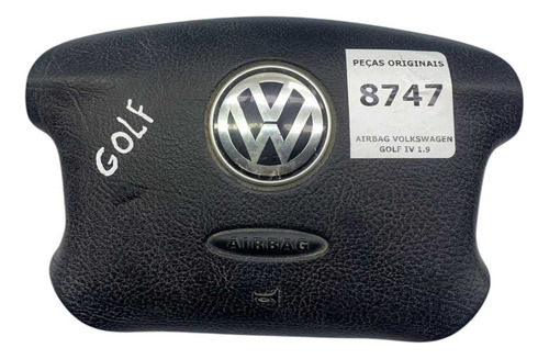 *bolsa Airbag Volkswagen Golf Iv 1.9 Preto - Imagem 6