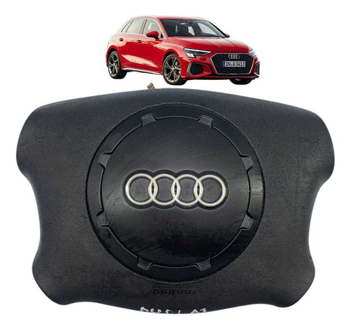 Bolsa Airbag Volante Audi A3 1999 A 2006 Preto