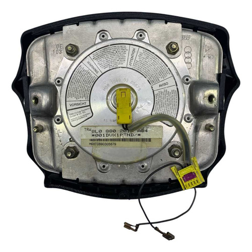 Bolsa Airbag Volante Audi A3 1999 A 2006 Preto - Imagem 4