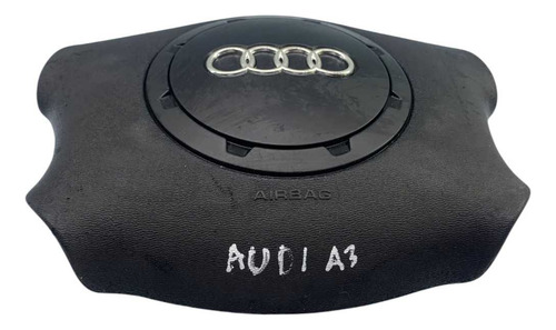 Bolsa Airbag Volante Audi A3 1999 A 2006 Preto - Imagem 5