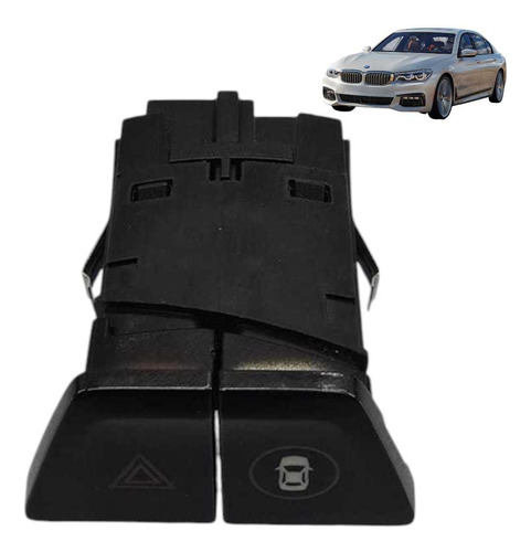 *botão Pisca-alerta Bmw Série 5 G30 2016/2020 Preto