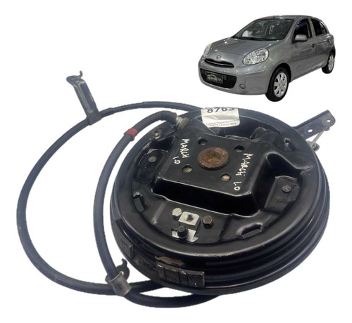 Tambor De Freio Traseiro Esquerdo Nissan March Versa 1.0/1.6 Preto