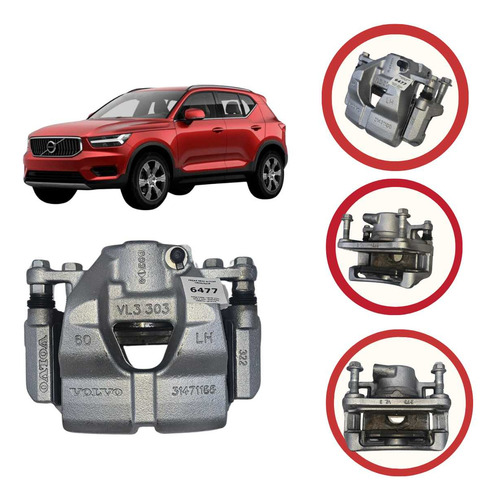 Pinça Freio Esquerda Volvo Xc40 - 2018 A 2023 