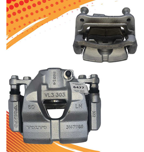 Pinça Freio Esquerda Volvo Xc40 - 2018 A 2023  - Imagem 2