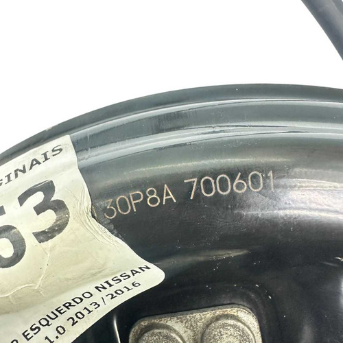 Tambor De Freio Traseiro Esquerdo Nissan March Versa 1.0/1.6 Preto - Imagem 3