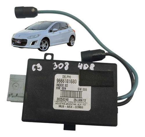 *modulo Sensor Alarme Peugeot C3 308 408 2011/2015