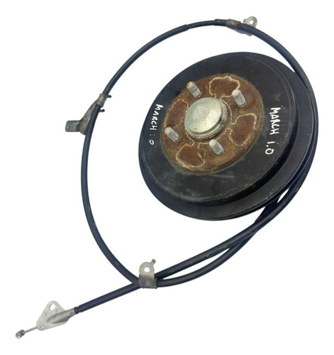 Tambor De Freio Traseiro Esquerdo Nissan March Versa 1.0/1.6 Preto - Imagem 4