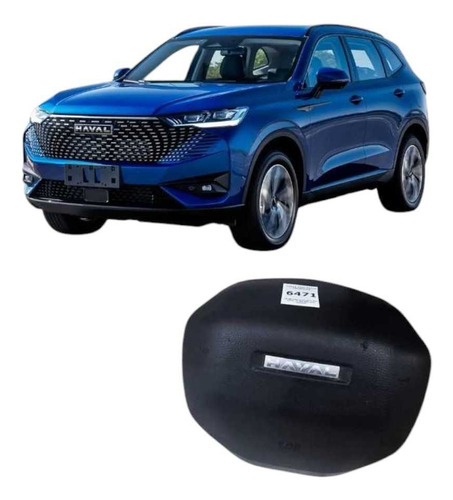 *bolsa Airbag Volante Gwm Haval H6 2023 A 2025 Original Preto - Imagem 3