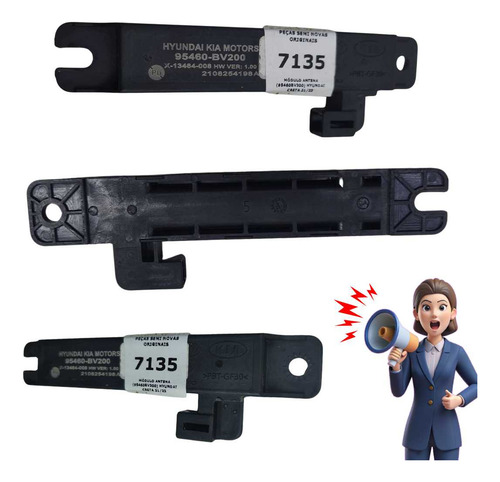 Módulo Antena Hyundai Creta 2021 A 2023 Preto - Imagem 2