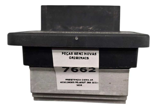 Resistencia Caixa Ar Peugeot 208 2021 A 2025 Preto - Imagem 2