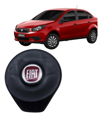 Air Bag Motorista Fiat Grand Siena Palio 2012 A 2021 Preto