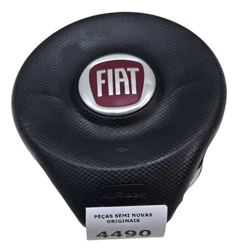 Air Bag Motorista Fiat Grand Siena Palio 2012 A 2021 Preto - Imagem 7