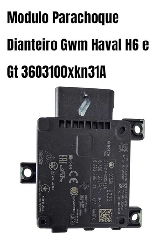 Modulo Parachoque Dianteiro Gwm Haval H6 E Gt  Preto - Imagem 2