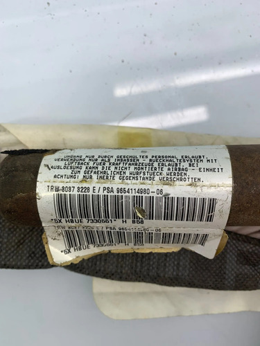 Cortina Airbag Teto Direito Citroen C4 Picasso 2010 Preto - Imagem 6