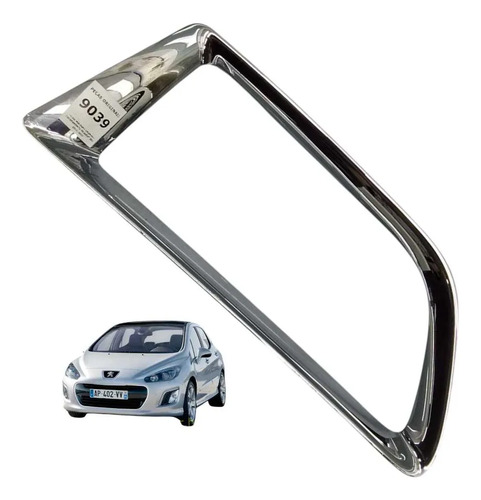 *friso Moldura Cromada Escapamento Peugeot 308 2012/2015