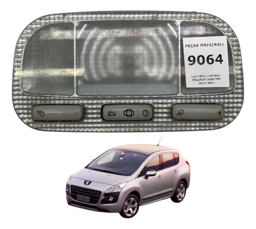 *luz Teto Cortesia Peugeot 3008 Thp 2012/2015