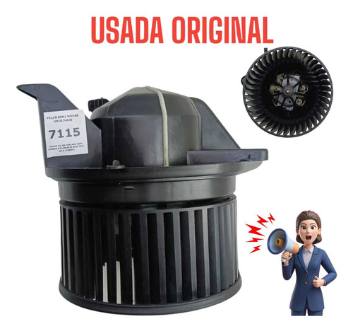 Motor Do Ar Forçado  Bmw Mini Cooper S 2010 A 2014 - Imagem 3