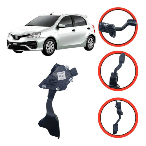 Pedal De Acelerador Eletrônico Toyota Etios 1.5  2019 2025
