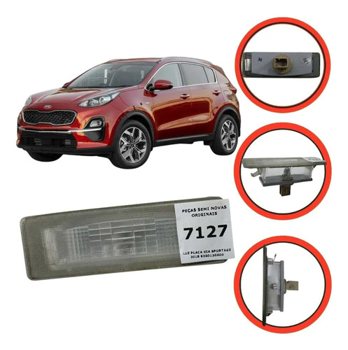 Luz Placa Kia Sportage 2018   2020