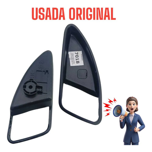 Moldura Porta Traseira Direita Kia Picanto 2012 2016 Preto - Imagem 2