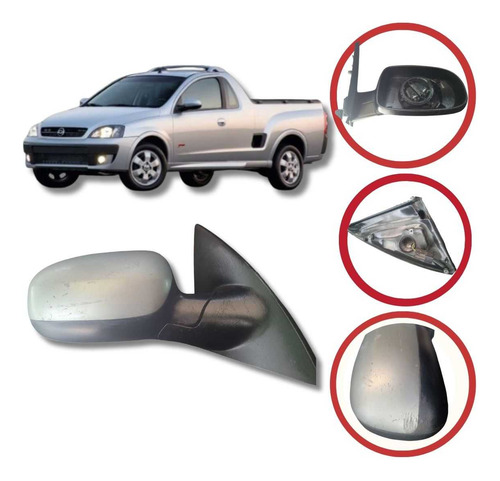Retrovisor Direito Chevrolet Corsao Montana 2002 A 2011