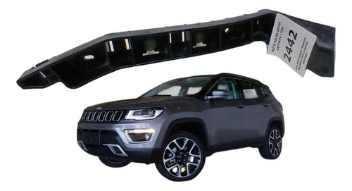 *guia Para-choque Traseiro Esquerdo Jeep Compass 2018 2020