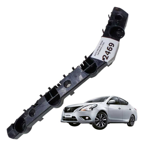 Guia Para-choque Traseiro Direito Nissan Versa 2019 A 2021