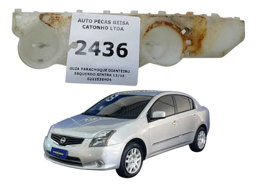 *guia Para-choque Dianteiro Esquerdo Sentra 2013 2016