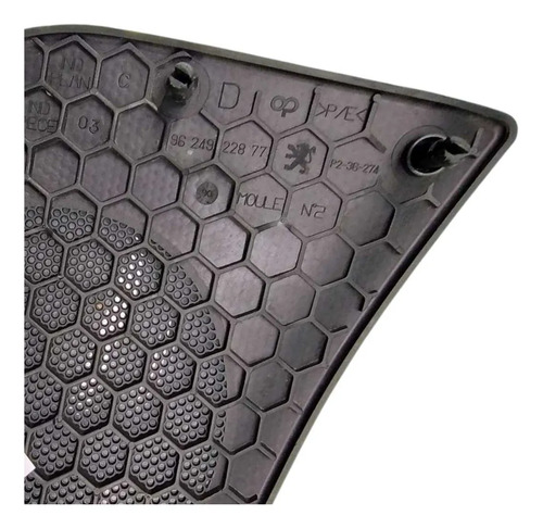 *grade Tela Alto Falante Direito Peugeot 206  1999 2008 Preto - Imagem 5