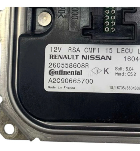 Modulo Farol Renault Captur 2017 2019 - Imagem 8