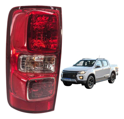 *lanterna Traseira Esquerda Chevrolet S10 2021 2024 Esquerdo/motorista Vermelho