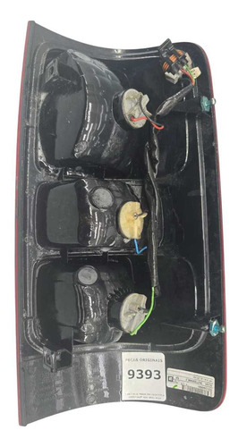 *lanterna Traseira Esquerda Chevrolet S10 2021 2024 Esquerdo/motorista Vermelho - Imagem 3