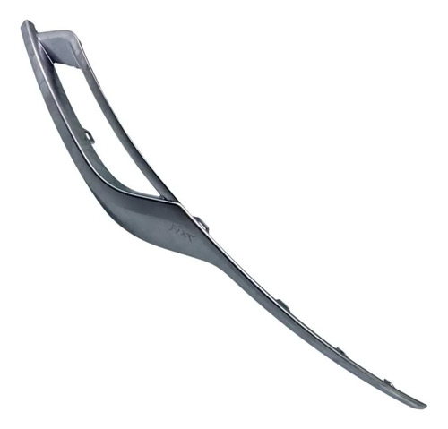 Moldura Friso Esquerdo Para-choque Fastback 2022 2024 Cinza - Imagem 2