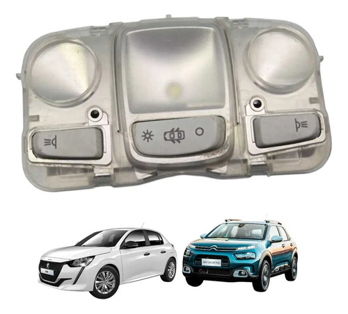 Lanterna Luz De Teto Peugeot 208/citroen C4 Cactus 2014 2020
