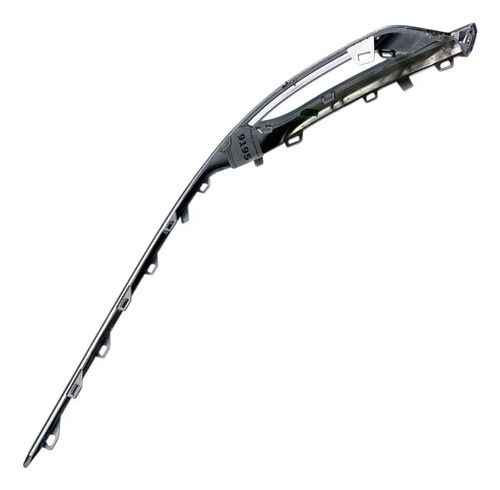 Moldura Friso Esquerdo Para-choque Fastback 2022 2024 Cinza - Imagem 5