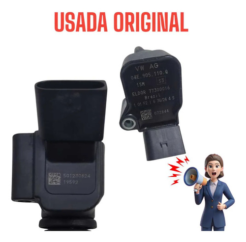 *bobina Ignição Vw Fox/gol/polo/spacefox 1.6 Msi 13/23 - Imagem 2