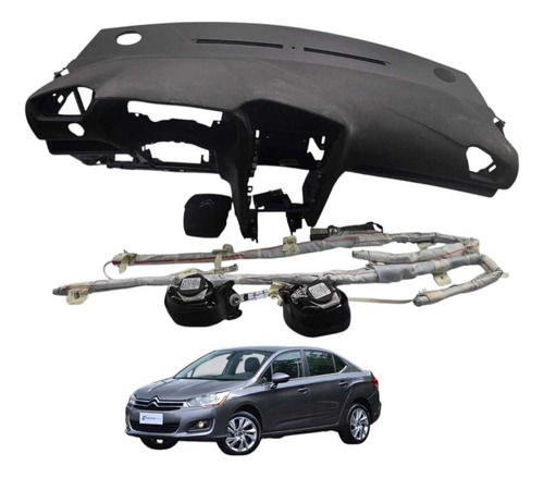 Kit Airbag C4 Lounge 2015  Start Preto