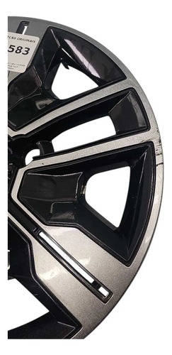 Calota Renault Aro 14 Kwid Outside 2018 2019 (arranhada) Prata - Imagem 3