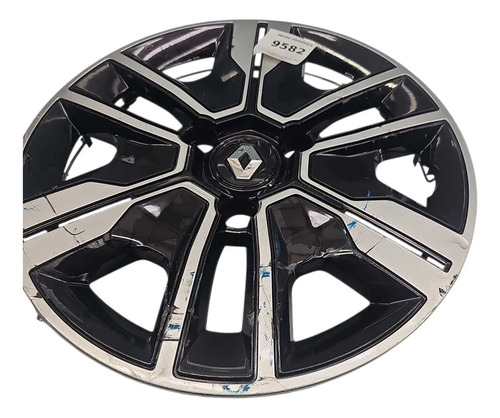 Calota Renault Aro 14 Kwid Outside 2018 2019 (arranhada) Preto - Imagem 3