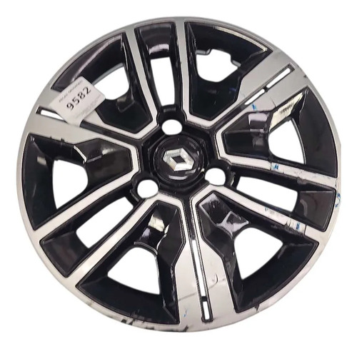 Calota Renault Aro 14 Kwid Outside 2018 2019 (arranhada) Preto - Imagem 5