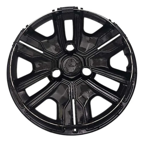 Calota Renault Aro 14 Kwid Outside 2018 2019 (arranhada) Preto - Imagem 6