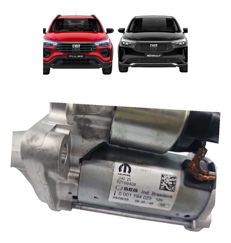 Motor Partida Fiat Cronos Fastback Pulse 1.0 1.3 2018 2025