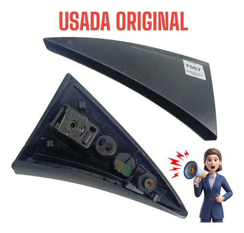 *acabamento Do Aerofolio Esquerdo Renault Captur 2017 2021 - Imagem 3